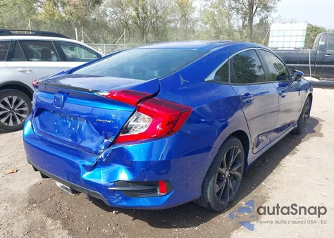 2019 Honda Civic Sport from USA, damaged, VIN 19XFC2F81KE008600